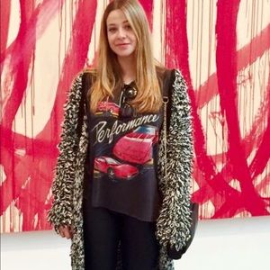 Funky black & white jacket